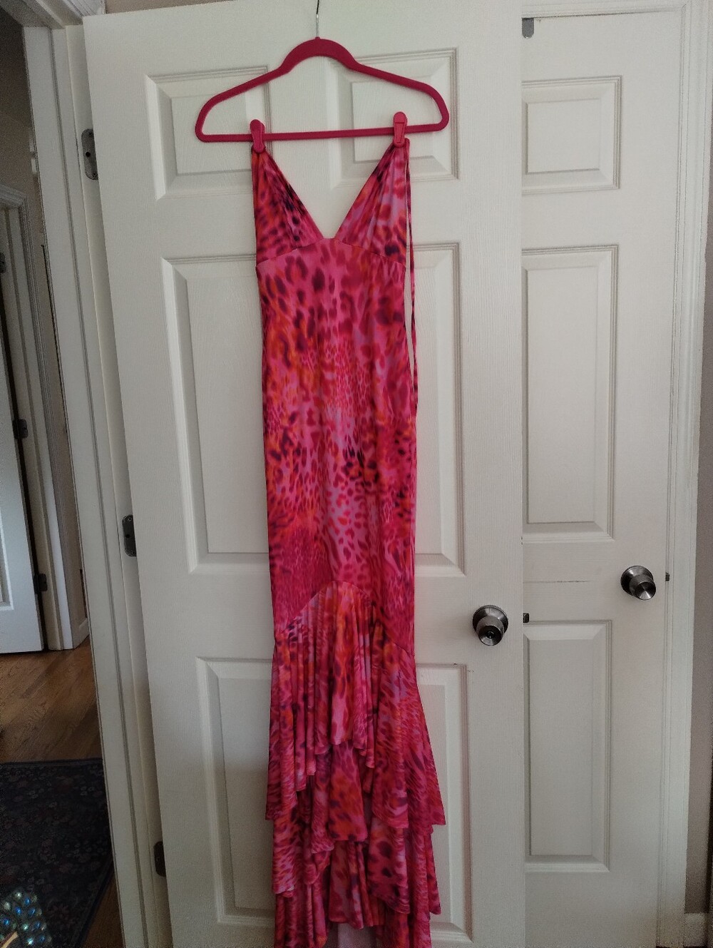 Michael Costello X Suvi Maxi Dress In Fuschsia Medium - Picture 4 of 6